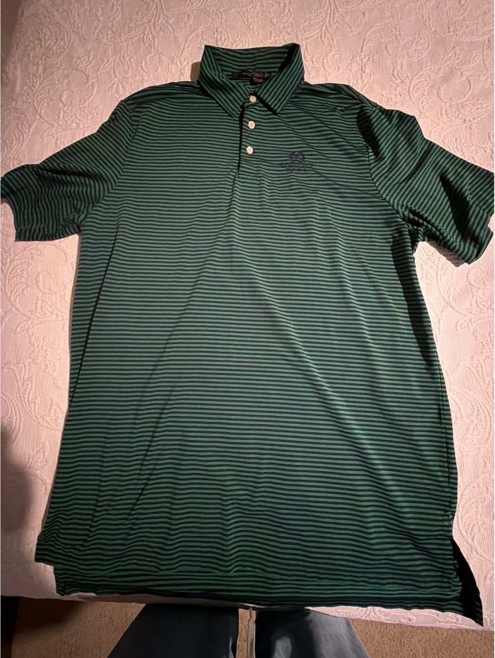 Ralph Lauren RLX Broadmoor Golf Club Striped Polo Shirt
